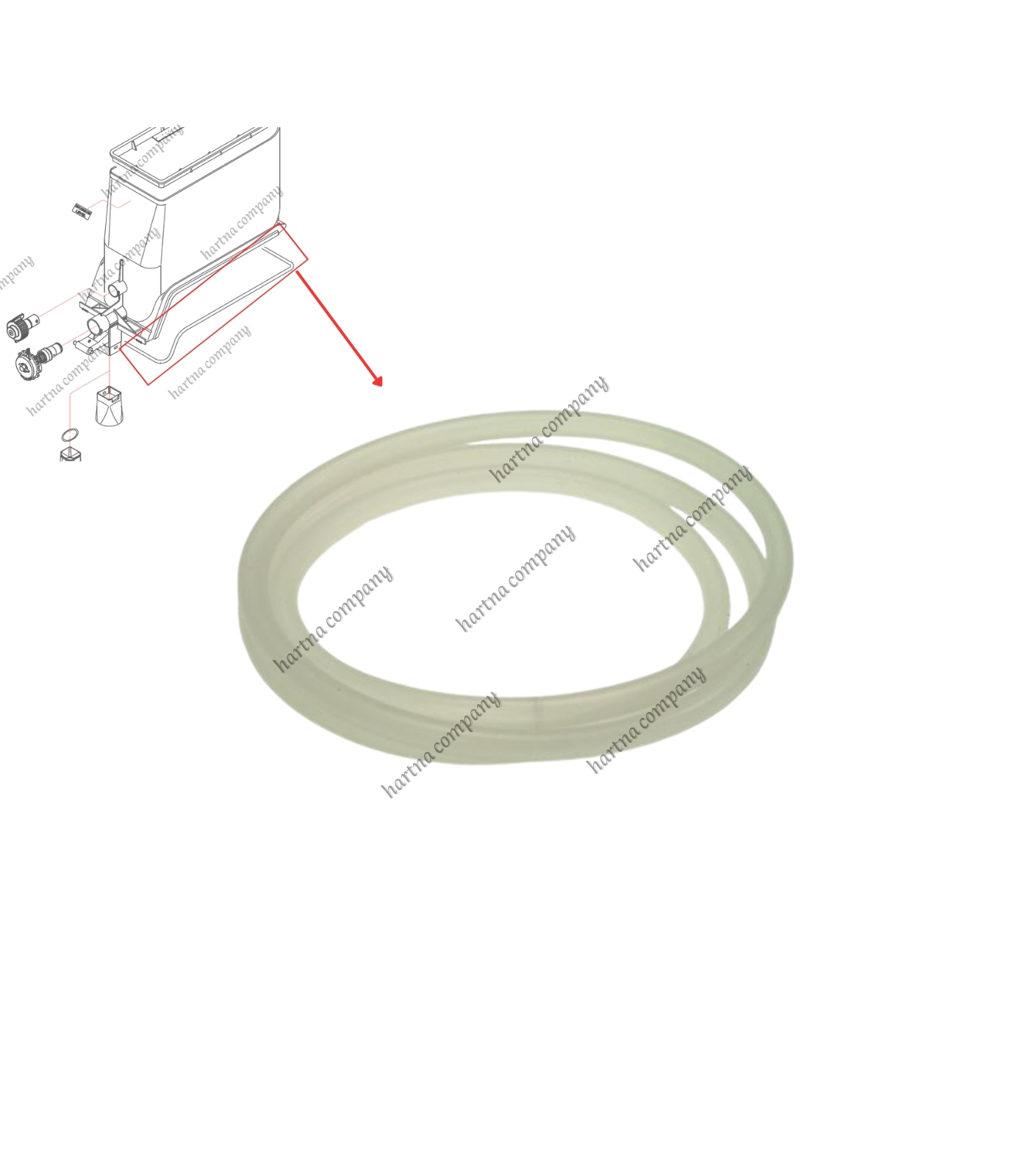 Elmeco Slush Machine Tank Gasket 12Liter