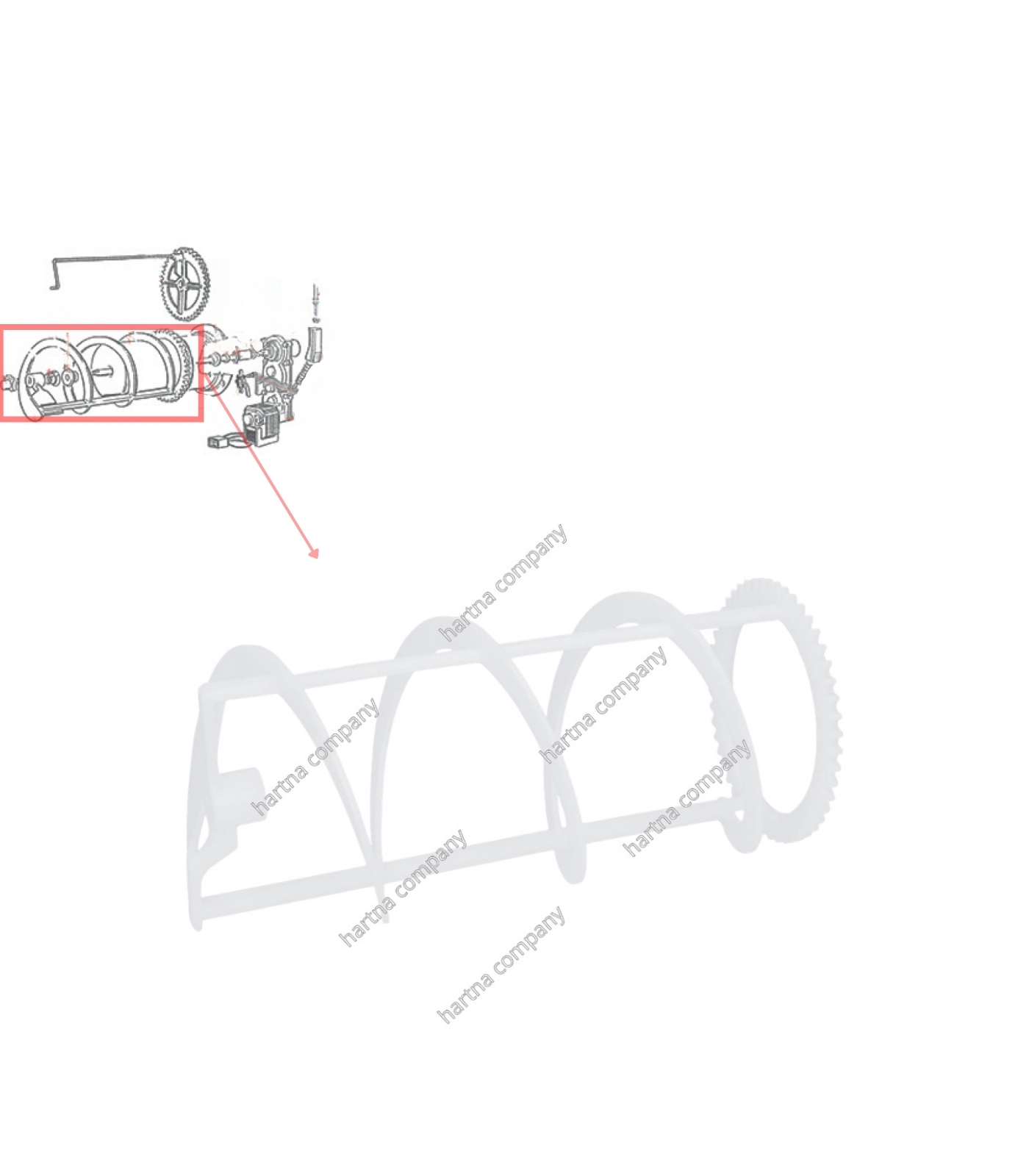 Internal Spiral For SPM Slush Machine Tank