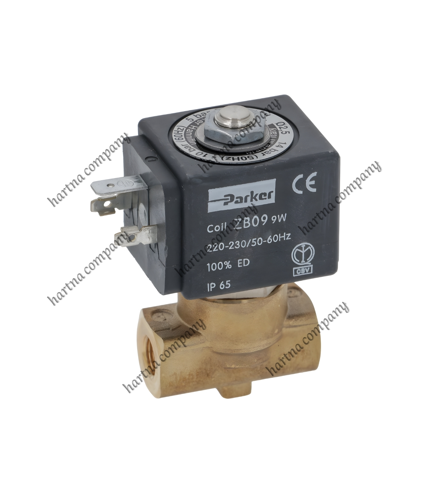 Parker Copper Valve And Electrical Coil For Coffee Machines 230V