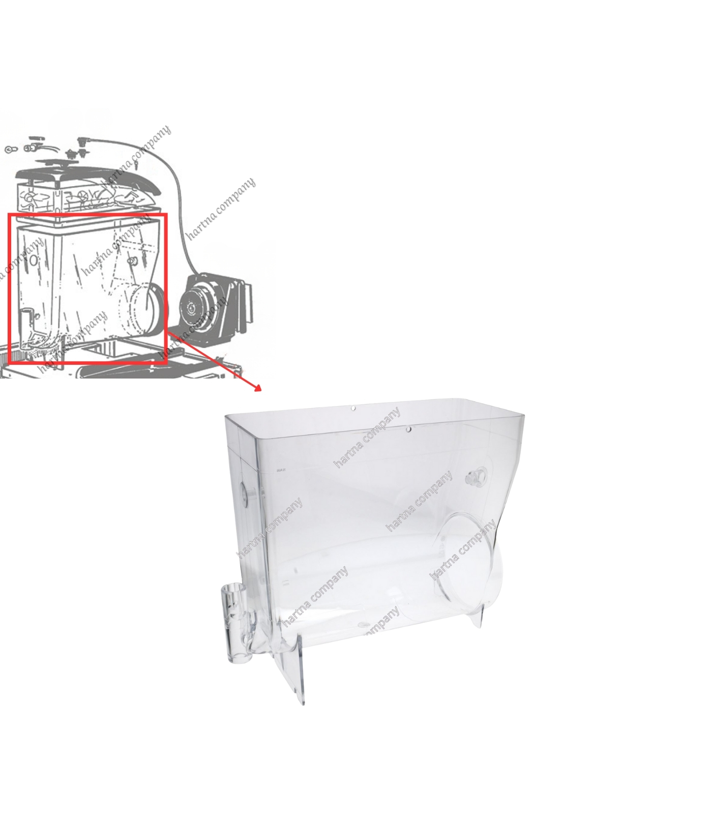 SPM Slush Machine Tank 12 Liter