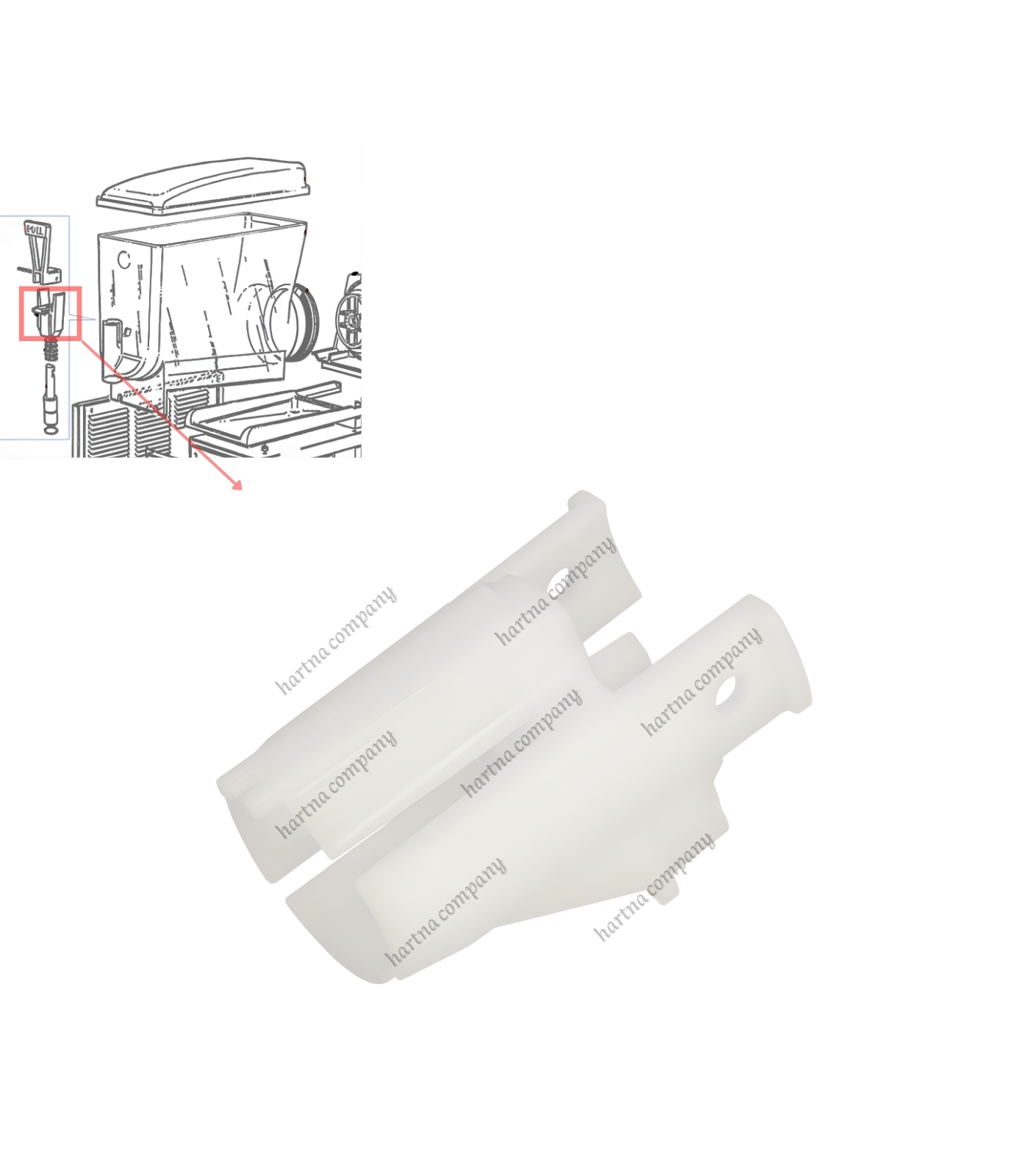 Slush Machine Arm Tongs