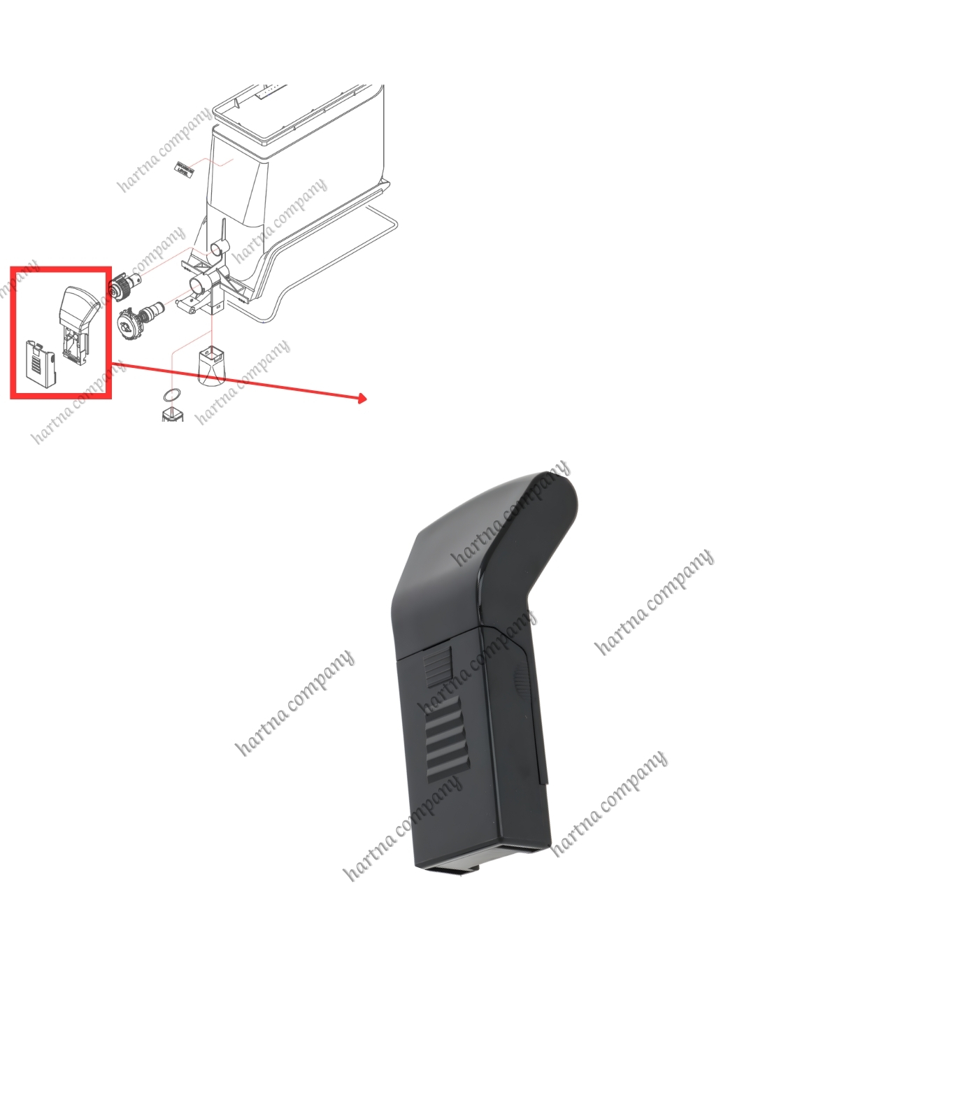 Slushie Machine Tap Control Handle